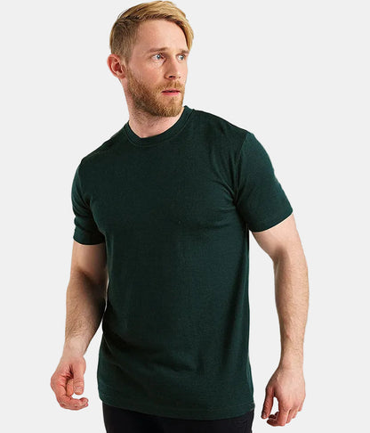 Men's Base Layer T-Shirt Quick-Dry Knit Slim Fit Crew Neck Casual Gym Sport Training Everyday Zander