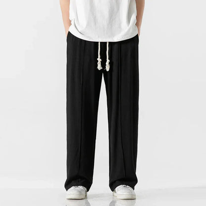 Men's Sweatpants Relaxed Fit Drawstring Elastic Cuff Tapered Casual Sport Loungewear Everyday Streetwear Gunnar