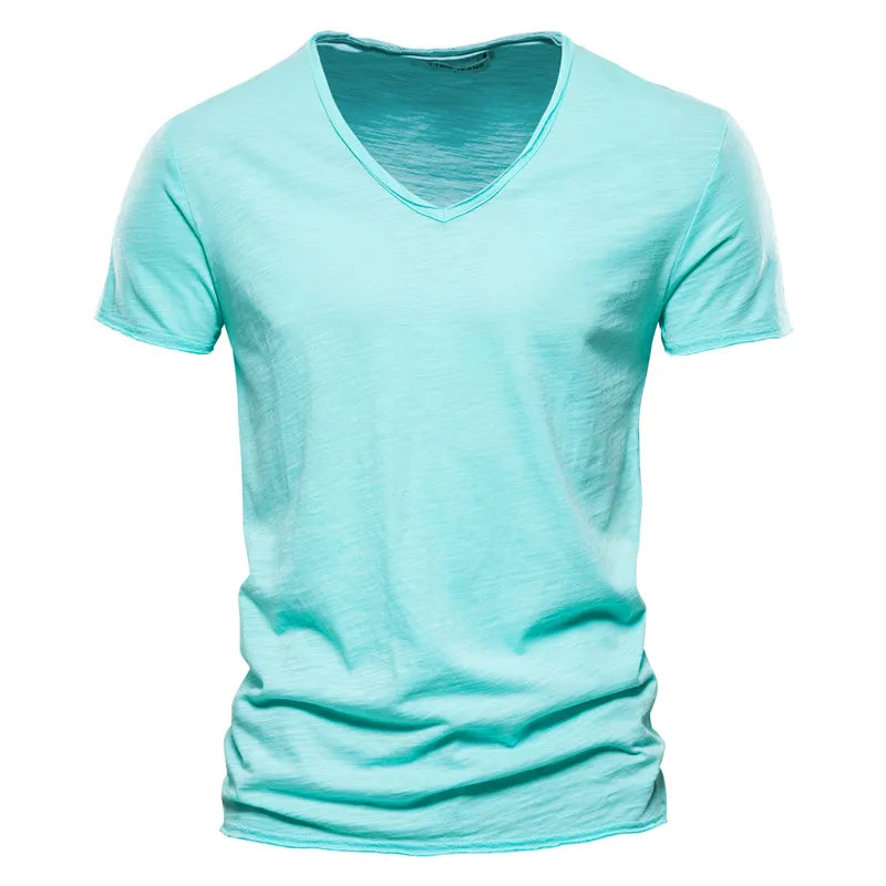 Men's Summer T-Shirt Short-Sleeve Crew Neck Casual Everyday Style