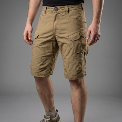 Men's Cargo Shorts Tactical Multi-Pocket Utility Knee-Length Drawstring Casual Streetwear Workwear Everyday Versatile