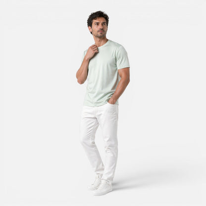 Men's Cool Touch T-Shirt Short-Sleeve Crew Neck Lightweight Breathable Casual Everyday Layering Sport Versatile Kai