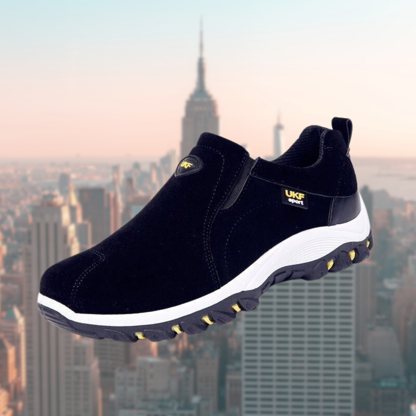 Men's Slip-On Shoes Cushioned Shock-Absorbing Sole Round Toe Casual Everyday Walking Comfort Versatile Thorpe