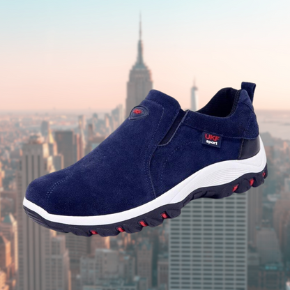 Men's Slip-On Shoes Cushioned Shock-Absorbing Sole Round Toe Casual Everyday Walking Comfort Versatile Thorpe