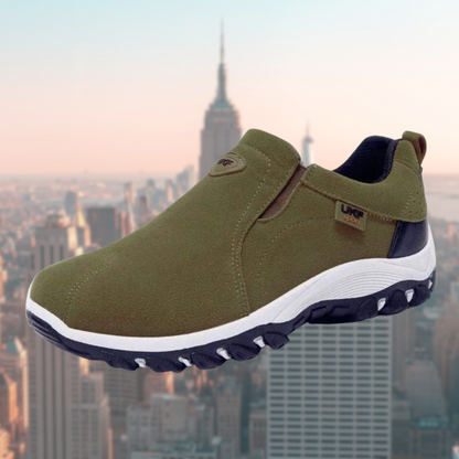 Men's Slip-On Shoes Cushioned Shock-Absorbing Sole Round Toe Casual Everyday Walking Comfort Versatile Thorpe