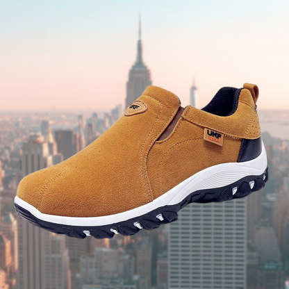 Men's Slip-On Shoes Cushioned Shock-Absorbing Sole Round Toe Casual Everyday Walking Comfort Versatile Thorpe
