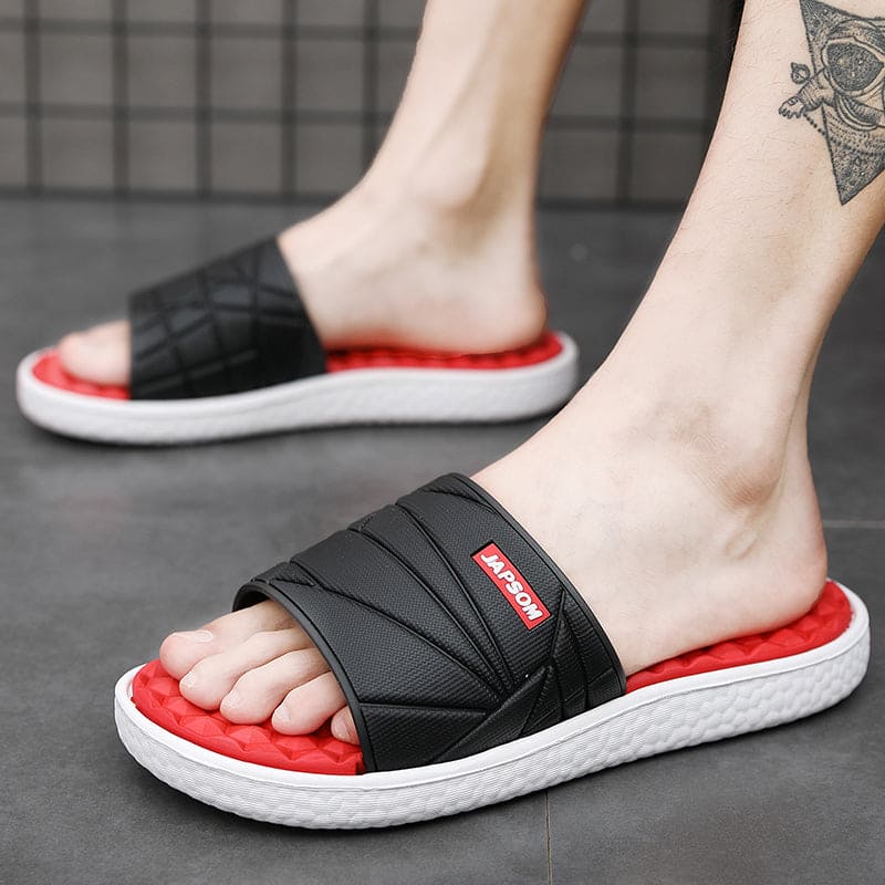 Men's Slippers Slip-On Cushioned Supportive Sole Indoor Outdoor Home Casual Everyday Comfort Soft Halstead