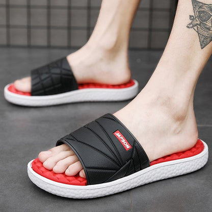 Men's Slippers Slip-On Cushioned Supportive Sole Indoor Outdoor Home Casual Everyday Comfort Soft Halstead