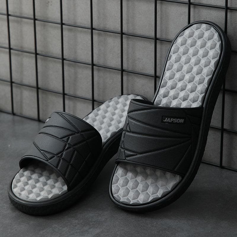 Men's Slippers Slip-On Cushioned Supportive Sole Indoor Outdoor Home Casual Everyday Comfort Soft Halstead