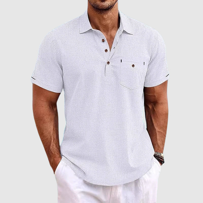 Men's Polo Shirt Short-Sleeve Collared Regular Fit Casual Smart-Casual Everyday Golf Sport Versatile Casper
