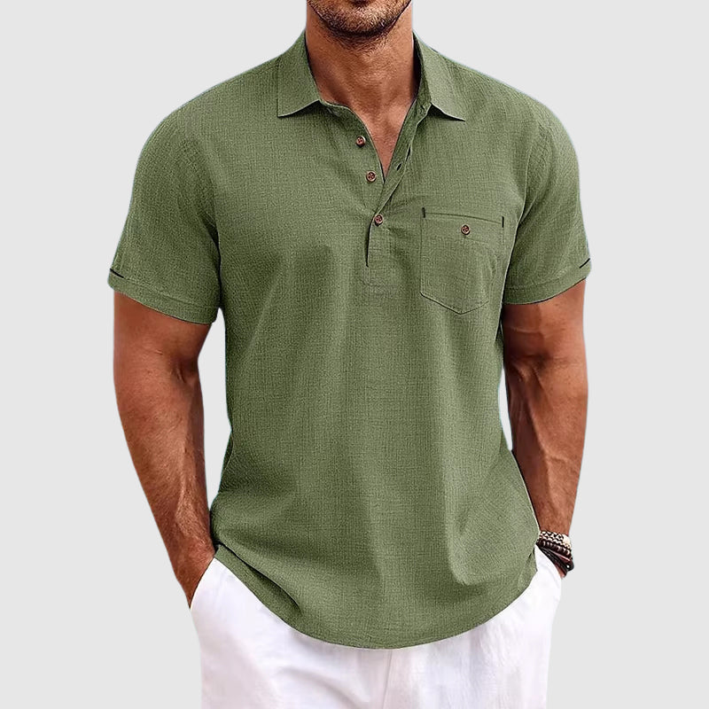 Men's Polo Shirt Short-Sleeve Collared Regular Fit Casual Smart-Casual Everyday Golf Sport Versatile Casper