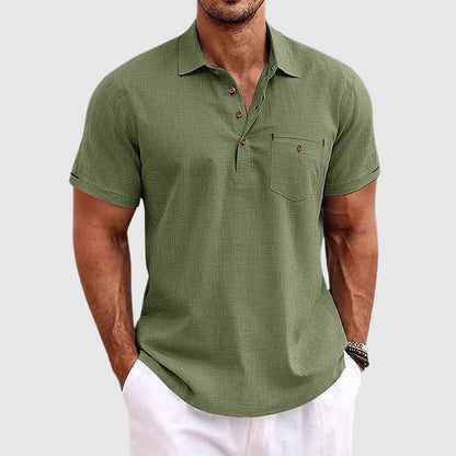 Men's Polo Shirt Short-Sleeve Collared Regular Fit Casual Smart-Casual Everyday Golf Sport Versatile Casper
