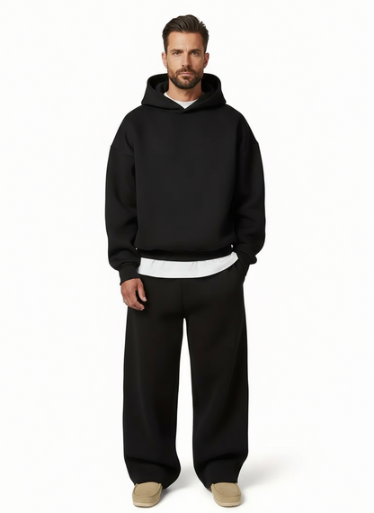 Men's Sports Suit Set Two-Piece Hoodie & Trousers Tracksuit Straight Fit Casual Sport Loungewear Everyday Slade
