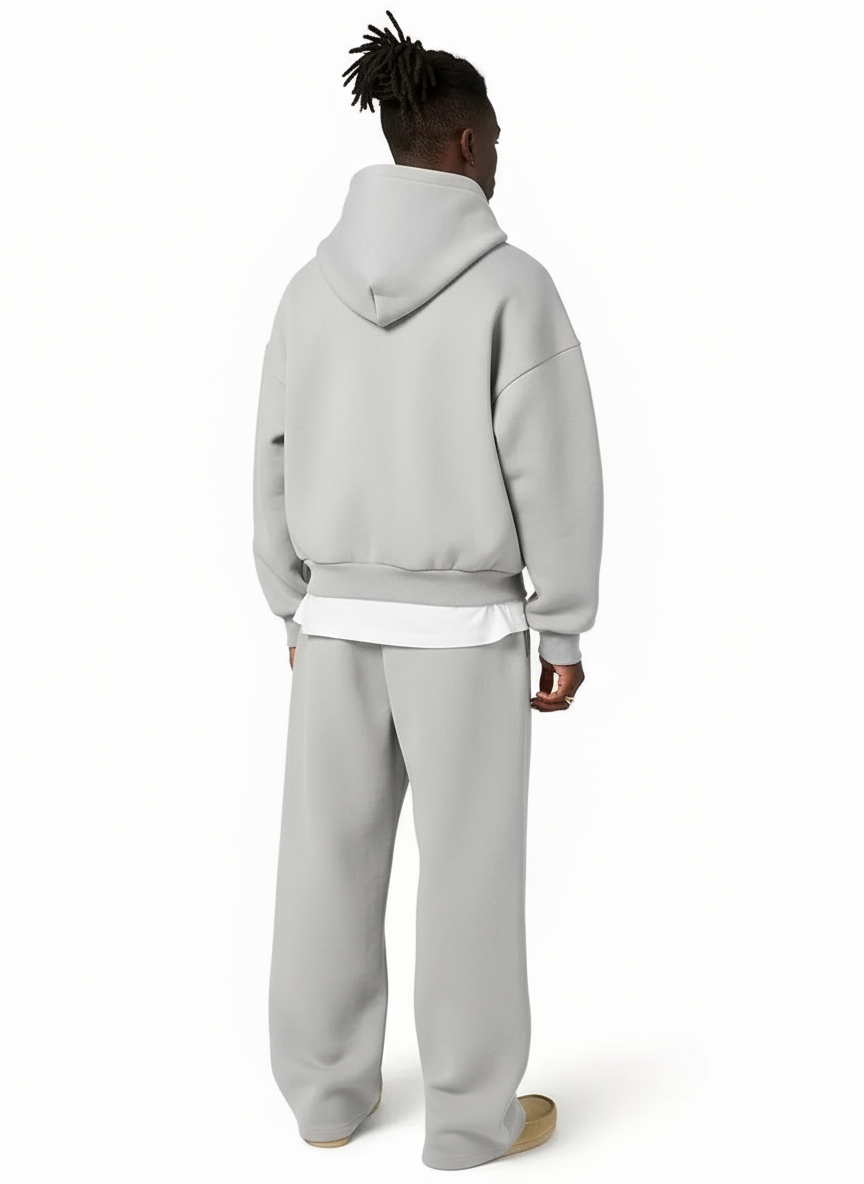 Men's Sports Suit Set Two-Piece Hoodie & Trousers Tracksuit Straight Fit Casual Sport Loungewear Everyday Slade