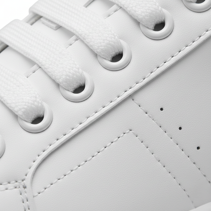 Men's Platform Sneakers Low-Top Lace-Up Trainers Chunky Sole Casual Everyday Walking Streetwear Versatile Rex