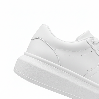 Men's Platform Sneakers Low-Top Lace-Up Trainers Chunky Sole Casual Everyday Walking Streetwear Versatile Rex