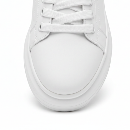 Men's Platform Sneakers Low-Top Lace-Up Trainers Chunky Sole Casual Everyday Walking Streetwear Versatile Rex