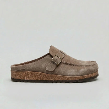 Men's Unisex Clogs Suede Look Adjustable Buckle Casual Everyday Footwear