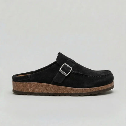 Men's Unisex Clogs Suede Look Adjustable Buckle Casual Everyday Footwear