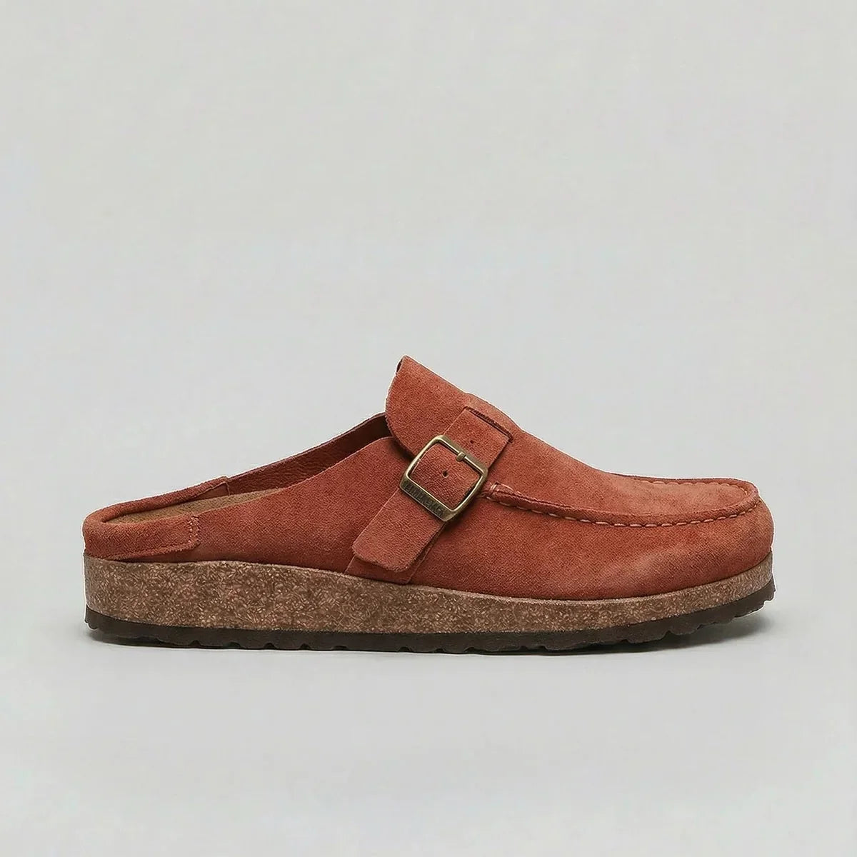 Men's Unisex Clogs Suede Look Adjustable Buckle Casual Everyday Footwear