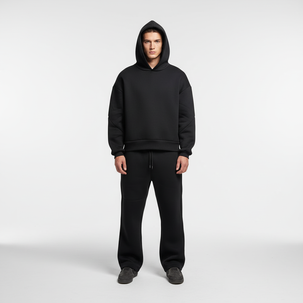 Men's Oversized Hoodie Tracksuit Relaxed Fit Two-Piece Activewear Set