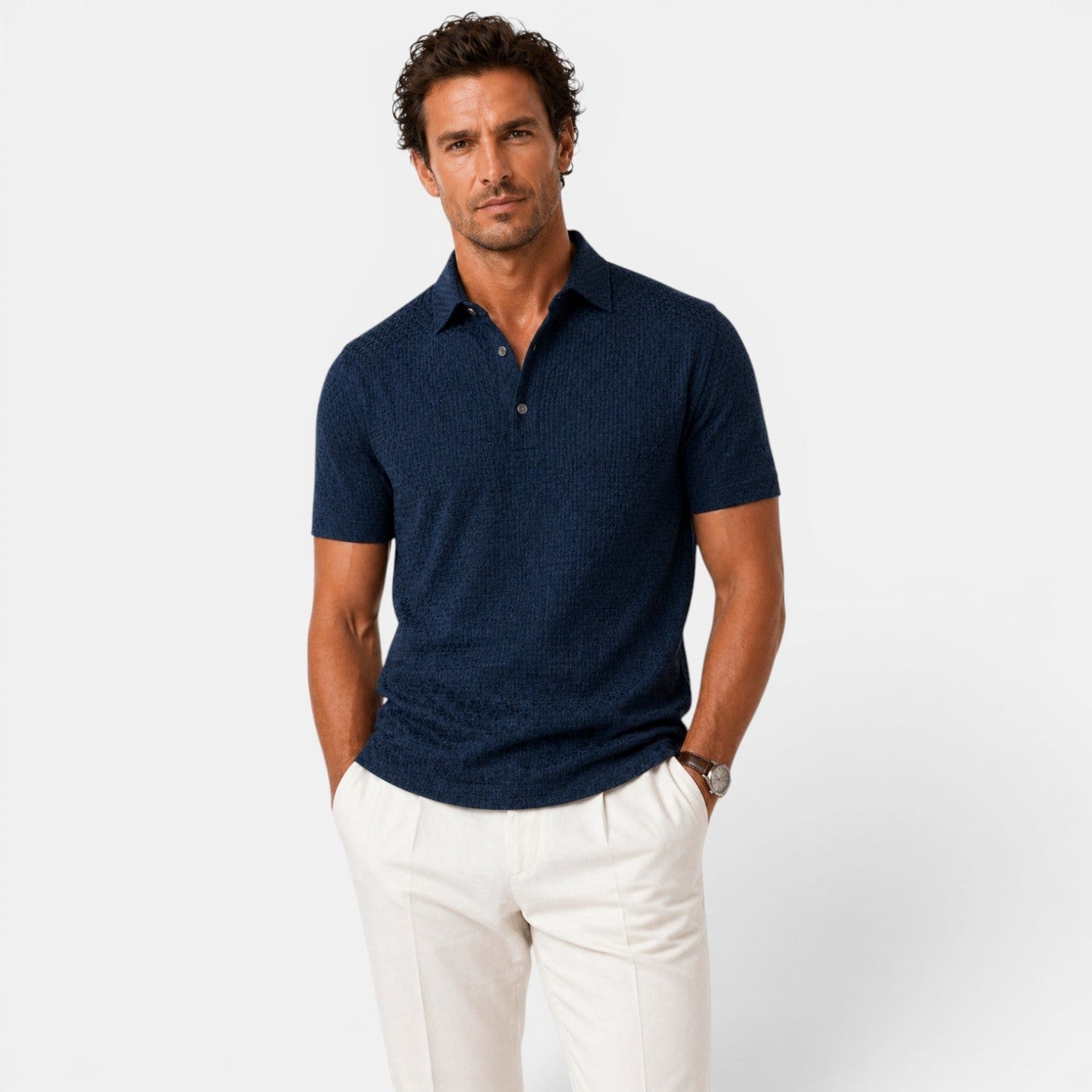 Men's Polo Shirt Classic Short-Sleeve Collared Regular Fit Casual Smart-Casual Everyday Golf Sport Bishop