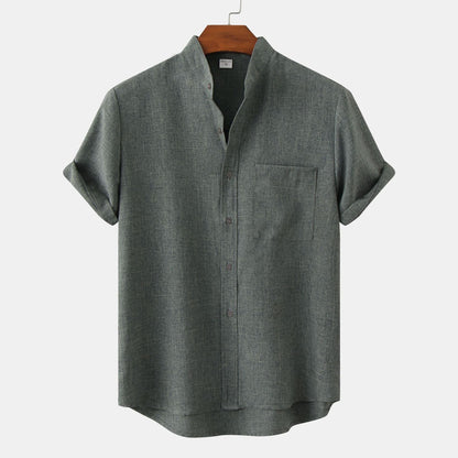 Men's Graphic Shirt Short-Sleeve Button-Up Printed Casual Holiday Beach Smart-Casual Everyday Relaxed Fit Versatile Kelby
