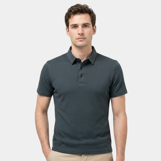 Men's Polo Shirt Short-Sleeve Regular Fit Collared Casual Smart-Casual Everyday Golf Sport Holiday Callum