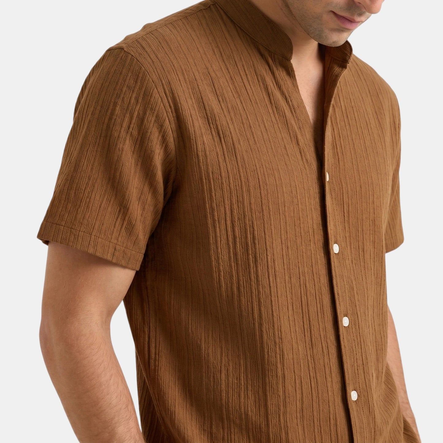 Men's Shirt & Trousers Set Two-Piece Collared Matching Casual Smart-Casual Holiday Everyday Outfit Gabriel