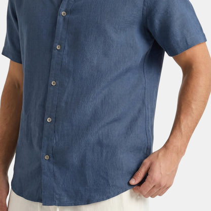 Men's Shirt & Trousers Set Two-Piece Collared Matching Casual Smart-Casual Holiday Everyday Outfit Gabriel