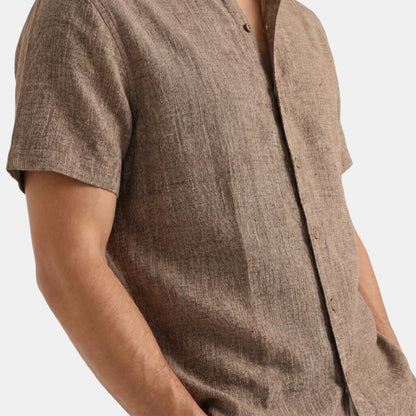 Men's Shirt & Trousers Set Two-Piece Collared Matching Casual Smart-Casual Holiday Everyday Outfit Gabriel