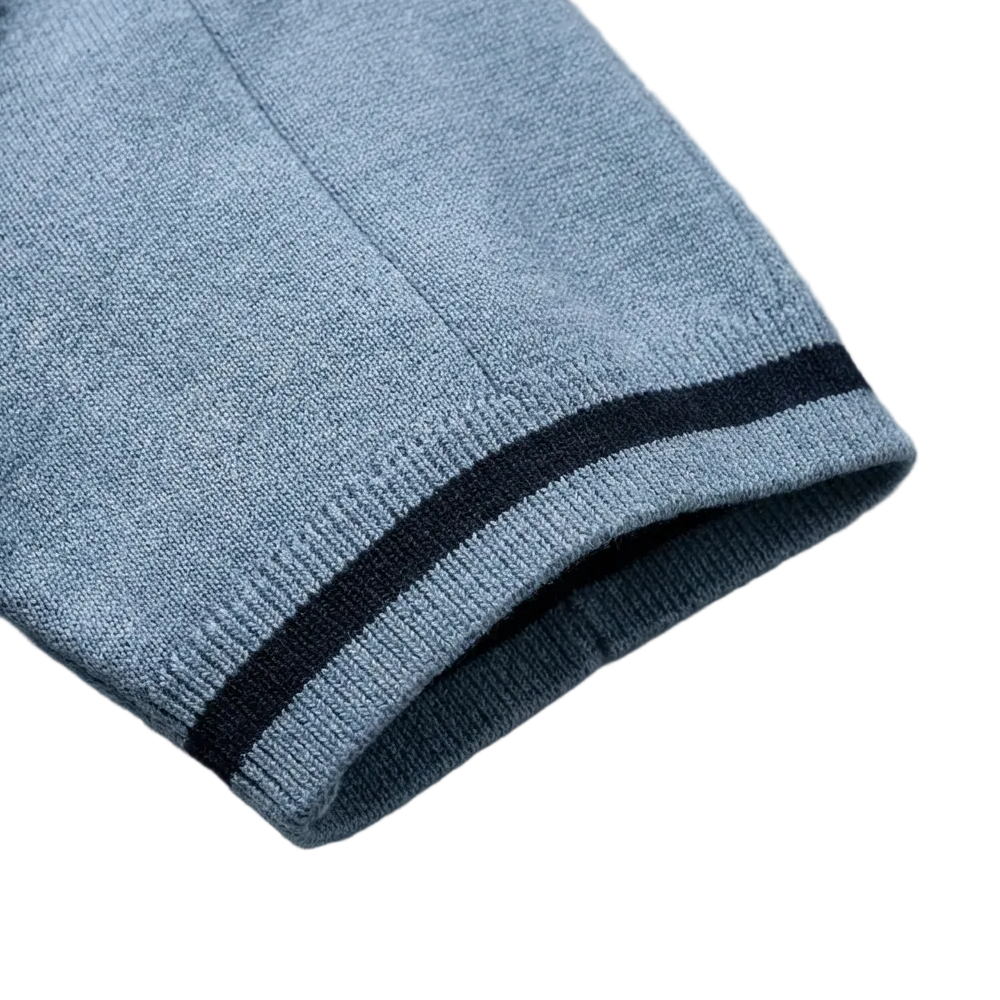 Men's Quarter-Zip Polo Shirt Short-Sleeve Collared Ribbed Casual Smart-Casual Everyday Golf Sport Regular Fit Weller