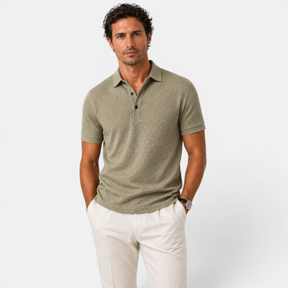 Men's Polo Shirt Classic Short-Sleeve Collared Regular Fit Casual Smart-Casual Everyday Golf Sport Bishop
