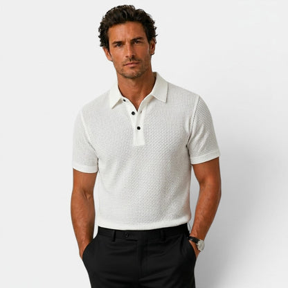 Men's Polo Shirt Classic Short-Sleeve Collared Regular Fit Casual Smart-Casual Everyday Golf Sport Bishop