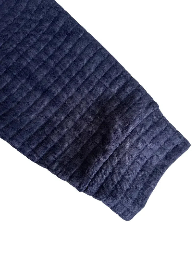 Men's Waffle Texture Polo Shirt Short-Sleeve Collared Casual Everyday