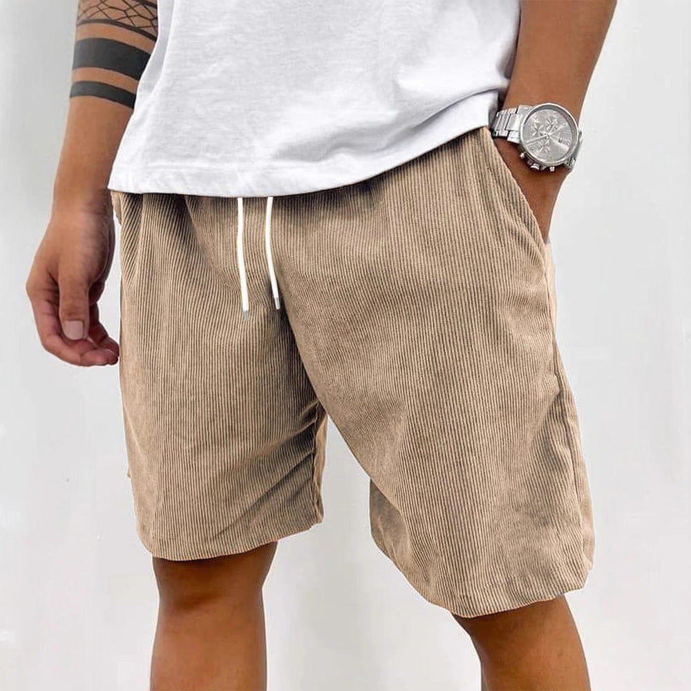 Men's Relaxed Fit Shorts Drawstring Elastic Waist Casual Everyday Beach Holiday Loungewear Chino Comfort Versatile Renner
