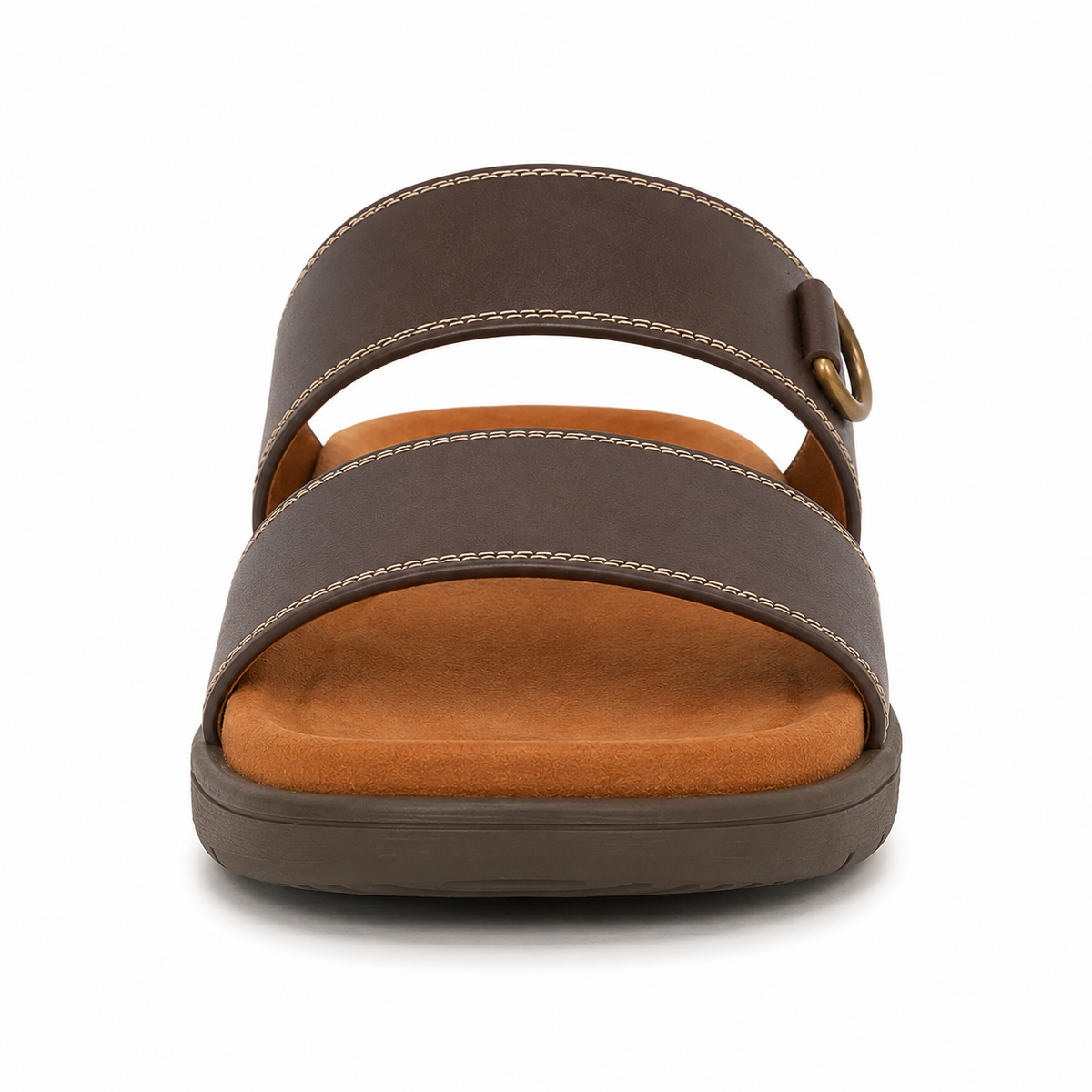 Men's Two-Strap Sandals Open-Toe Adjustable Slip-On Casual Beach Pool Everyday Holiday Comfort Fabian