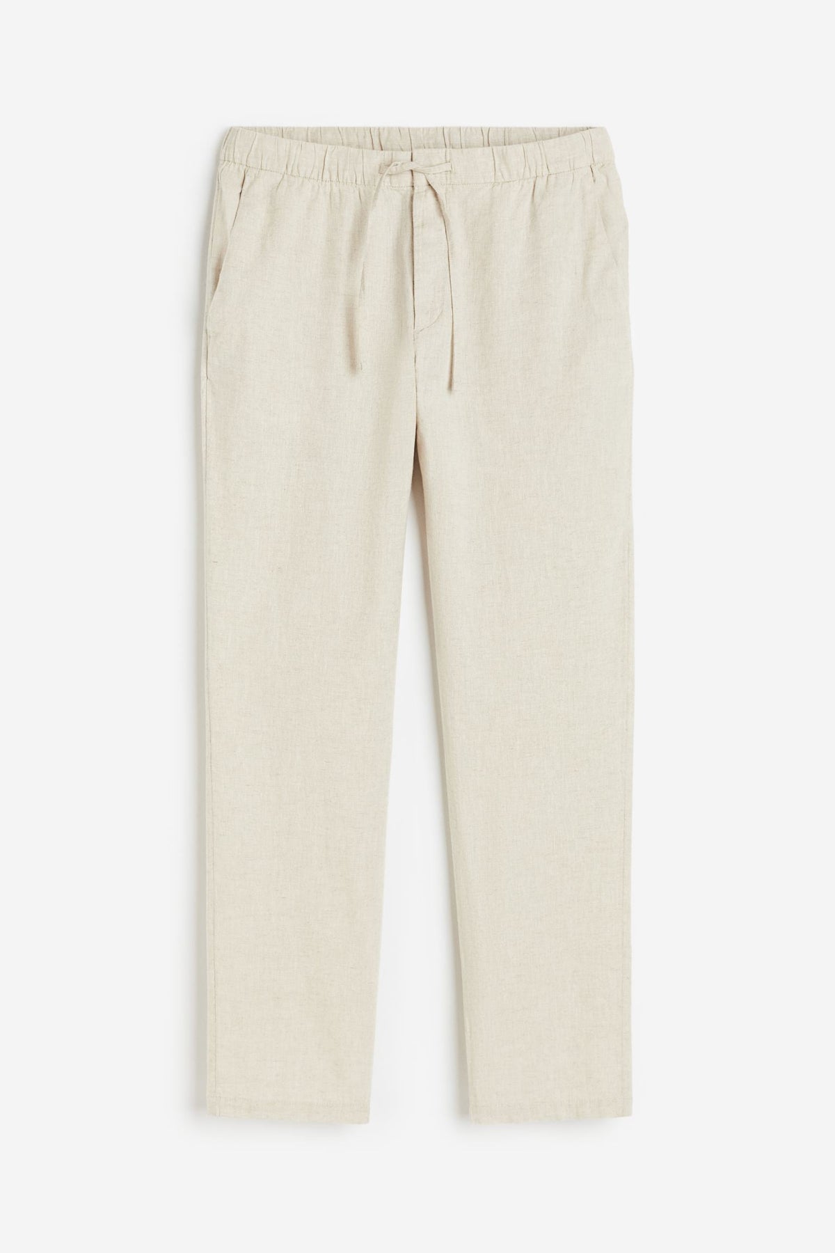 Men's Relaxed Fit Trousers Drawstring Elastic Waist Loose Tapered Casual Everyday Smart-Casual Lounge Halvard