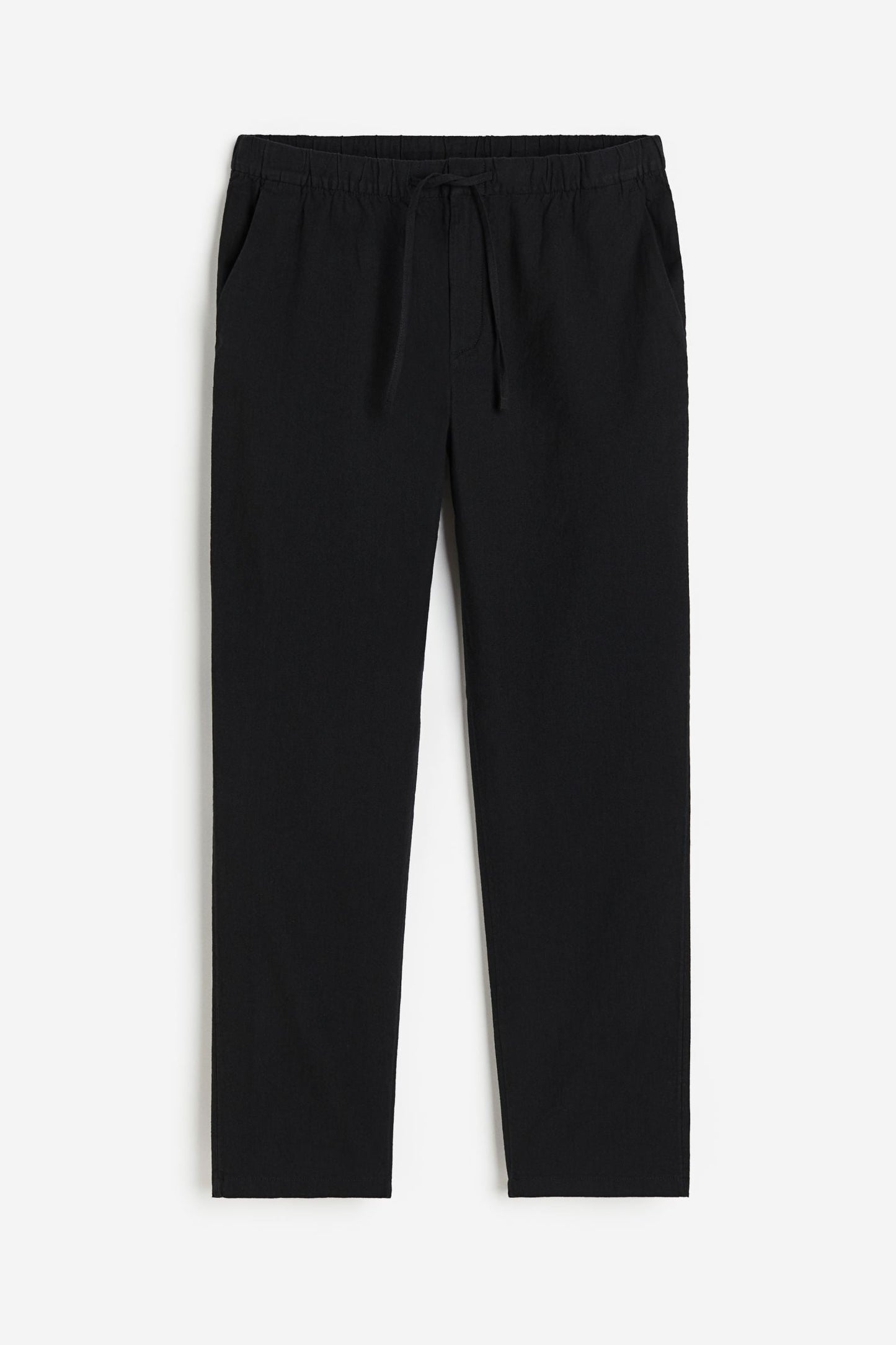 Men's Relaxed Fit Trousers Drawstring Elastic Waist Loose Tapered Casual Everyday Smart-Casual Lounge Halvard