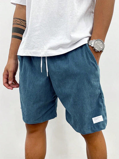Men's Drawstring Shorts Relaxed Fit Elastic Waist Casual Everyday Beach Holiday Loungewear Lounge Boyd