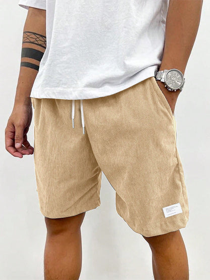 Men's Drawstring Shorts Relaxed Fit Elastic Waist Casual Everyday Beach Holiday Loungewear Lounge Boyd