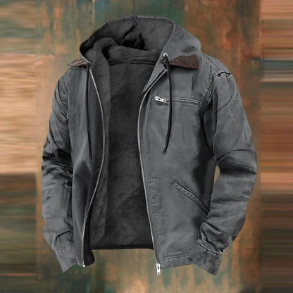 Men's Tailored Jacket Smart Wool-Blend Pockets Classic Autumn Style