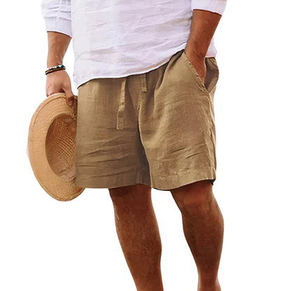 Men's Casual Summer Shorts Relaxed Fit Drawstring Elastic Waist Everyday Holiday Beach Loungewear Smart-Casual Warm Weather