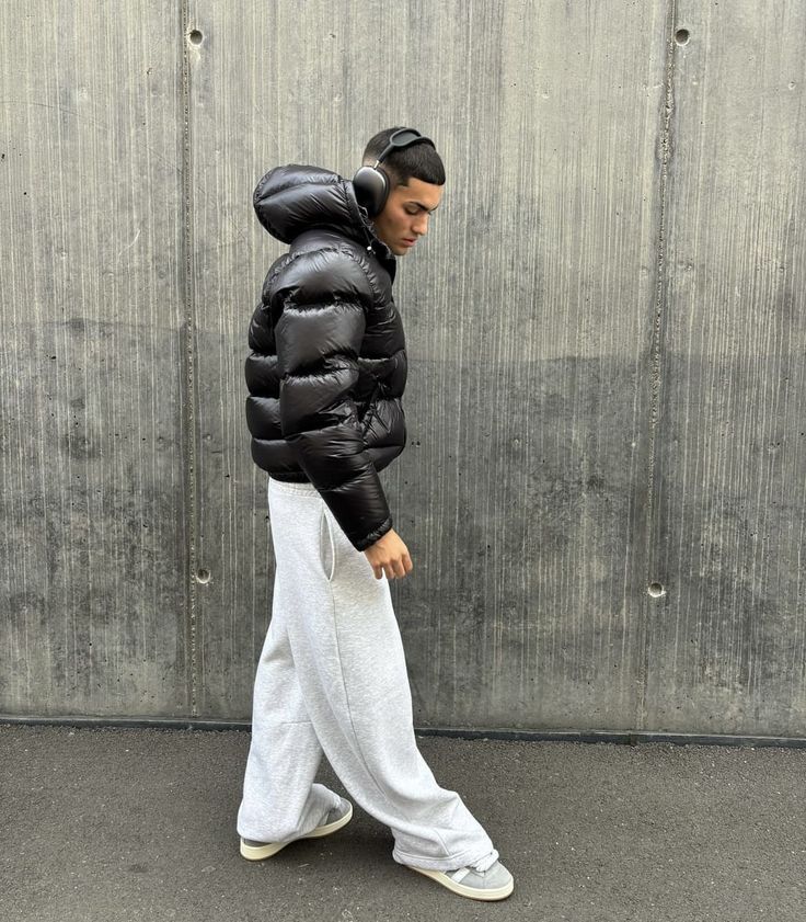 Men's Puffer Jacket Padded Full-Zip Insulated Quilted Warm Casual Layering Outdoor Winter Everyday Streetwear