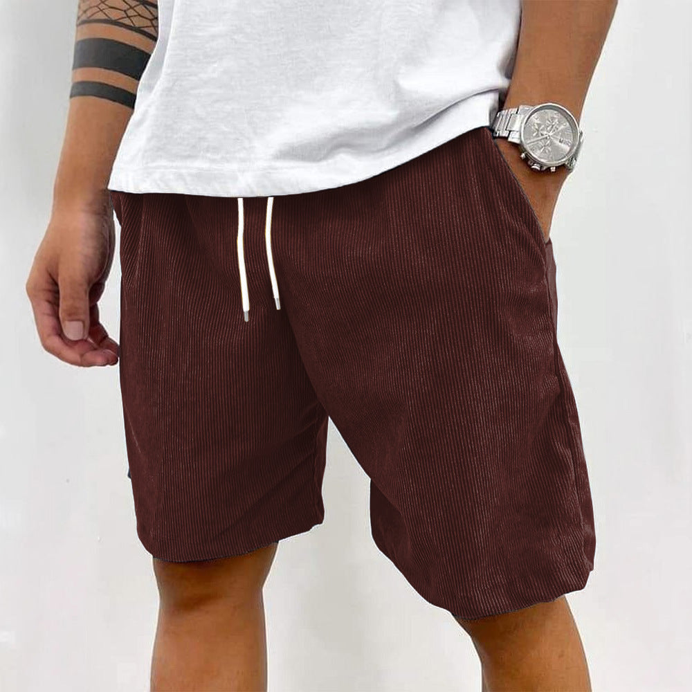 Men's Relaxed Fit Shorts Drawstring Elastic Waist Casual Everyday Beach Holiday Loungewear Chino Comfort Versatile Renner