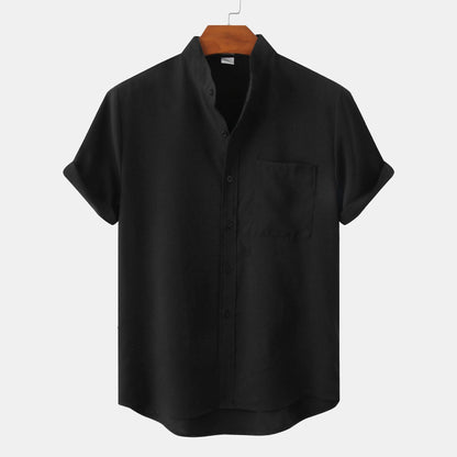 Men's Graphic Shirt Short-Sleeve Button-Up Printed Casual Holiday Beach Smart-Casual Everyday Relaxed Fit Versatile Kelby