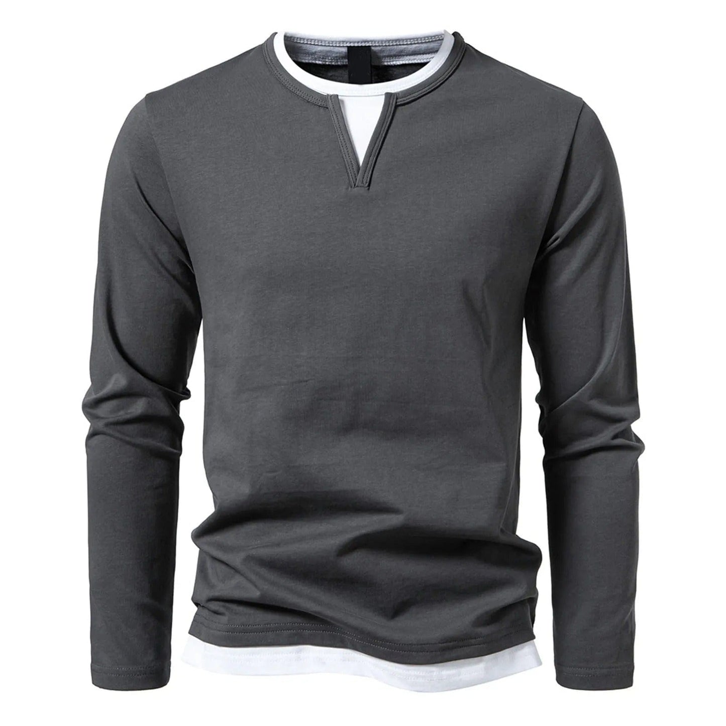 Men's Stylish Long Sleeve Shirt Slim Fit Casual Everyday Wear