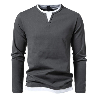 Men's Stylish Long Sleeve Shirt Slim Fit Casual Everyday Wear