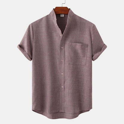 Men's Graphic Shirt Short-Sleeve Button-Up Printed Casual Holiday Beach Smart-Casual Everyday Relaxed Fit Versatile Kelby