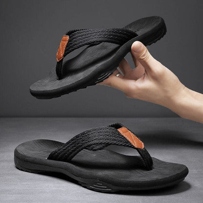 Men's Slippers Slip-On Cushioned Supportive Sole Indoor Outdoor Home Casual Everyday Comfort Soft Halstead