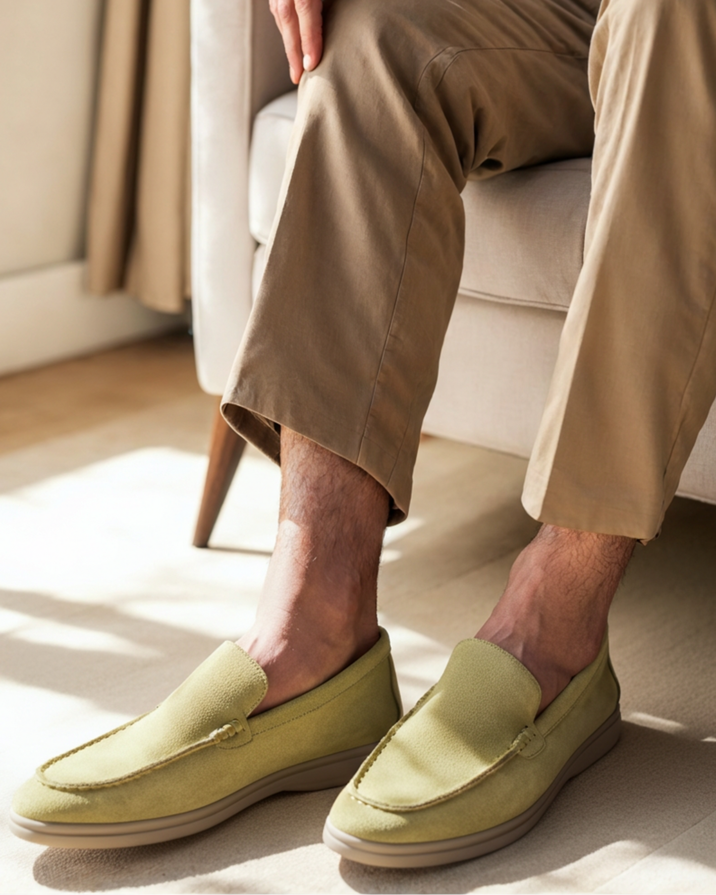Men's Loafers Slip-On Round Toe Moccasin Classic Timeless Smart-Casual Office Formal Casual Everyday Leather Look Grenville